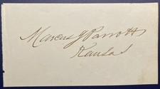 MARCUS J. PARROTT-Autographed Signature-Kansas Delegate and Rep. US Congress picture