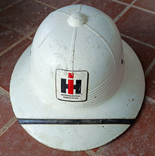 International Harvester Logo vintage White safari/pith helmet  picture