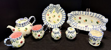 Vtg 1993 & 94 Fitz & Floyd Petits Vegs 9-Pc Set-Pristine Display Kept Collection picture