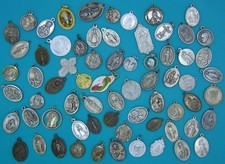 Lot Medals Mary Jesus Saint Bernadette Preowned Items Vintage To Now Catholic picture