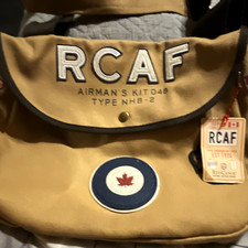 Red Canoe RCAF Royal Canadian Air Force Airman's Kit Bag Type NHB-2 picture