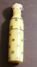 Vtg. French Depose Lucite Mini Manicure Set Holder or Sewing Holder picture