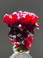 1cms PROUSTITE RED RUBY SILVER IMITER MOROCCO MINERAL SPECIMEN HB351 picture