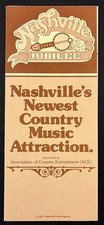 1977 Nashville Tennessee Jubilee Country Music Tickets Vintage Travel Brochure picture