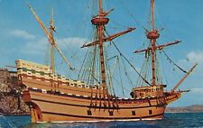 Mayflower II in Plymouth, MA vintage unposted Plimoth Plantation picture
