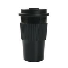 Mainstays 18oz Rich Black Plastic Travel Coffee Cup with Lid picture