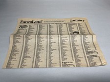 FuncoLand Video Game Price Sheet January 2001 picture