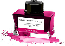 Wordsworth and Black Fountain Pen Ink Bottle (50 Ml) Premium Luxury Edition, [Fu picture