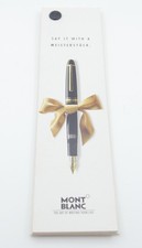 Montblanc Meisterstuck Pens 18-Page Promo Bookmark Booklet - c. 1995 picture
