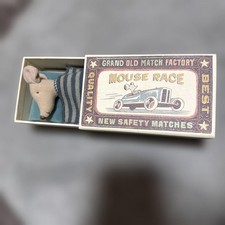 Maileg Meile Little Brother Mouse old model #ada1a1 picture