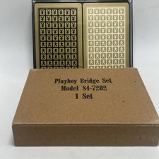 Vintage Playboy Bridge Set, Model 84-7202 Two Decks picture