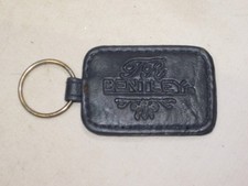 vintage TR BENTLEY key chain leather ring FOB picture