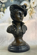 Lost Wax Original Signed Sculpture by Milo Bronze Marble Base Statue Artwork picture