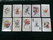 JOKERS - Single Swap Playing Cards LOT of 10 Jesters Clowns All Different  picture