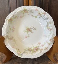 Haviland Princess Pink Roses Rimmed Fruit Dessert Bowl(s) 5 5/8