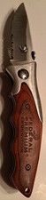 Federal Premium Ammunition Folding Pocketknife Wood Handle  1 picture