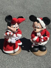 1996 Vtg Christmas Mickey Mouse & Minnie Mouse Holiday Figures 17