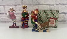 Lot Of 3 Department 56 All Through The House Complete With Box Christmas *MINT* picture