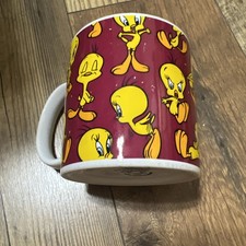 Vintage 1994 Applause Looney Tunes TWEETY BIRD Ceramic Coffee Mug Made In Korea picture