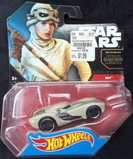 Hot Wheels Star Wars Rey Character Car Die-Cast Vehicle DJL56 2014 Mattel New picture