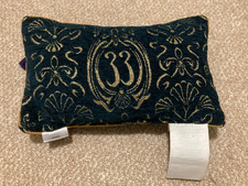 Disney Parks Authentic Disneyland Club 33 Throw Pillow Cushion Blue & Gold RARE  picture