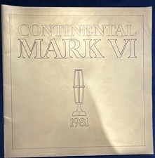 1980 Lincoln Continental Mark VI brochure catalog picture
