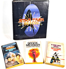 Vintage Star trek User's Manual and 3 Paperback Books Lot. picture