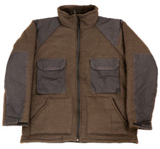 Large Bear Suit Fleece Jacket ECWCS Gen 1 Army USGI Brown Thick Pile picture