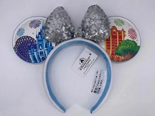 Castle Epcot 2025 Disney World 4 Park Icons Minnie Ears Mickey Mouse Headband picture