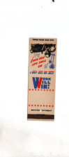 Vintage Matchcover No Time Out For Him Work Will Win picture