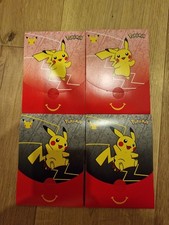 4x Pokemon McDonald's 25th Anniversary Card Sleeves CIB picture