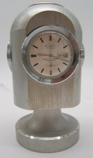 VTG RARE SWISS GIENPY WEATHER STATION CLOCK REVOLVES CLOCK THERMOMETER HYDROMETE picture