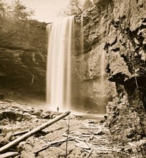 Chattanooga Lulu Falls Lookout Mountain 1864 Old Photo Print picture