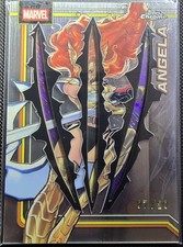 2026 Topps Chrome Marvel Angela #101 Clawed /20 & /75 picture