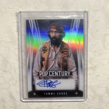 2025 Leaf Pop Century Prismatic Silver Tommy Chong /15 Autograph Cool Card 🔥 picture