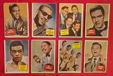 **1957 Topps Hit Stars Vintage Non-Sport Trading Card Lot of 67** picture