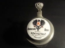 Circa 1910 Kaiserhof Hotel Porcelain Insert Stein, Chicago picture