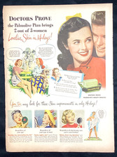 Vtg  Palmolive Soap Ad 1948 