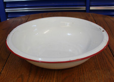 Vintage Farmhouse White Enamelware 12