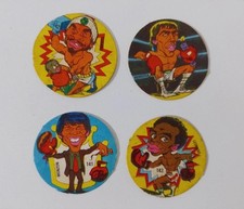 1981 SUGAR RAY LEONARD • DURAN • MONZON CRACK Chapitas Disc Set Argentina Rare picture