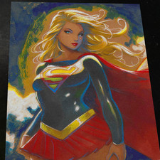 Superwoman Art Print Signed 8.5x11 | Art by Keyeske picture