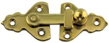 Bar Latch For Antique Shutters or Cabinet Doors- Flush Mount- Solid Brass(Left)) picture