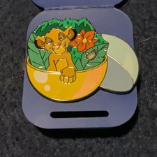 Disney Parks Trading Pin Blind Ball Vending Machine Mystery Pin Simba Lion King picture