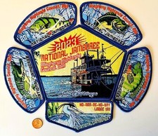OA HO-NAN-NE-HO-ONT 165 BSA ALLEGHENY CSP 2023 JAMBOREE 6-PATCH JSP FISH 65 MADE picture