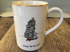 Merry Masterpieces More To The Left Porcelain Coffee Tea Cup Mug Tower Pisa Xmas picture