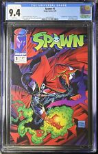 Spawn #1 CGC 9.4 Todd McFarlane 1992 1st App Of Al Simmons Pullout Poster [JU23] picture
