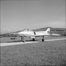 Swiss military jet P16 Altenrhein 1955 Switzerland Old Photo picture