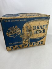 Vtg FALLSTAFF Brewing Co Beer Pony Keg in Original Cardboard Suitcase w/ Tap picture