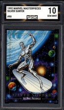 1992 Marvel Masterpieces SILVER SURFER #90 Graded PXG 10 Gem Mint LOW POP picture