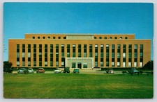 The Pure Oil Company, Crystal Lake IL Illinois Postcard 1950s cars parking lot picture